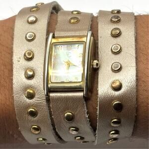 Gold Charming Charlie Wrap Watch